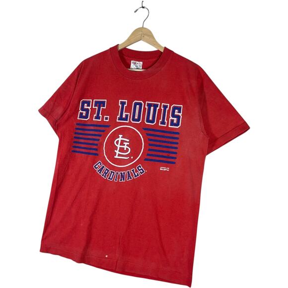 Vintage St. Louis Cardinals Spellout MLB Tee L - Picture 3 of 9
